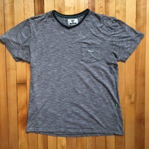 Vissla Knit Pocket Tee Heathered Gray